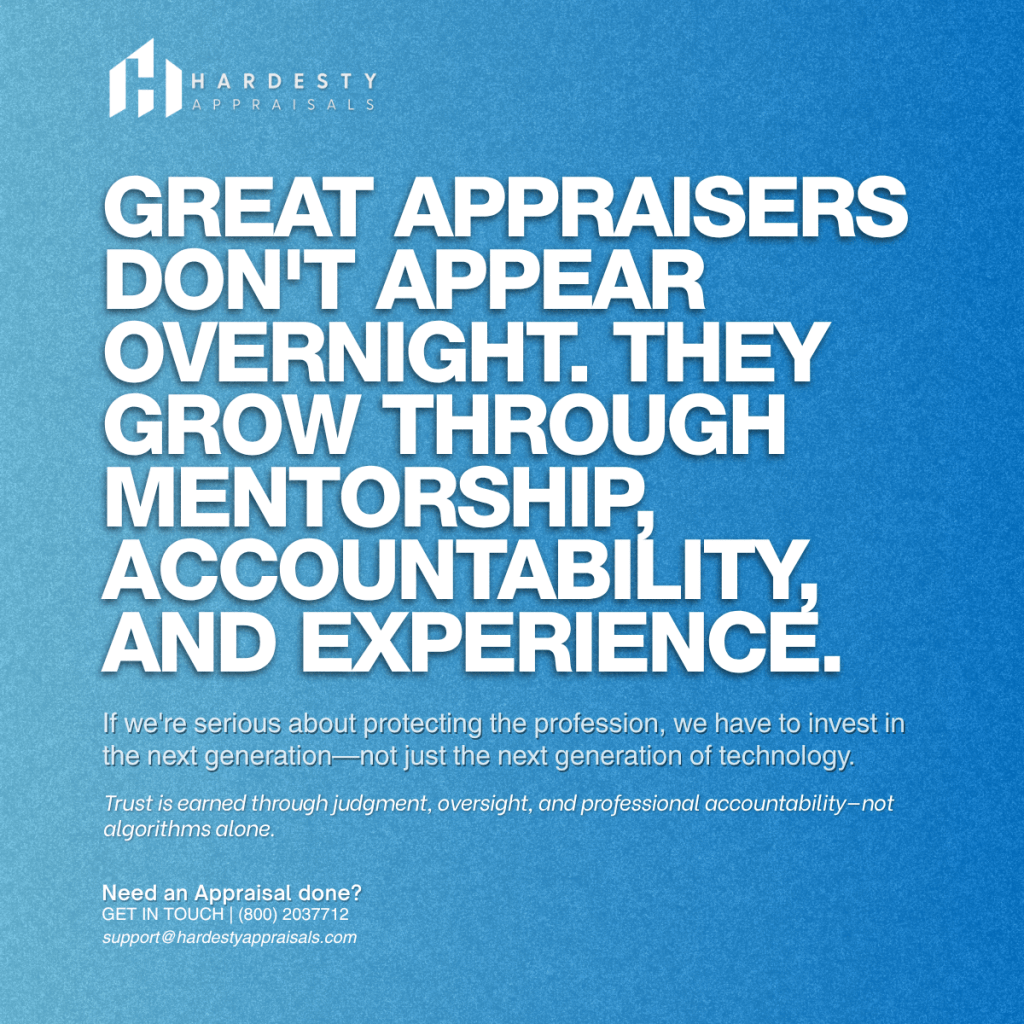 We Trust AI and Unregulated Data Collectors. But Not a Supervised Trainee&nbsp;Appraiser?
